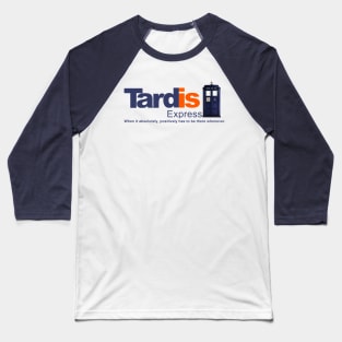 Tardis Express Baseball T-Shirt